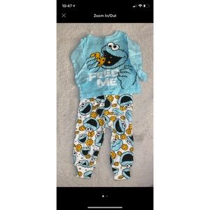 cookie monster pajamas